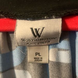 Worthington Blue and Black Dress Shirt